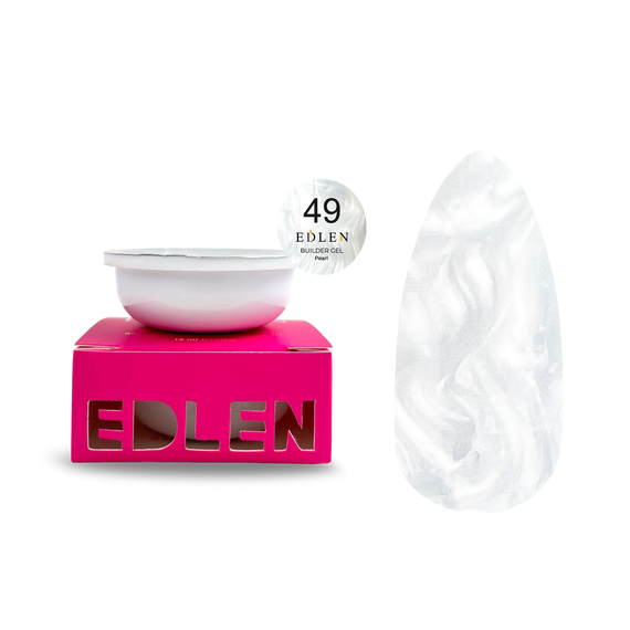Гель для ногтей Refill Edlen Builder Gel Pearl №49, 30 мл, изображение 2