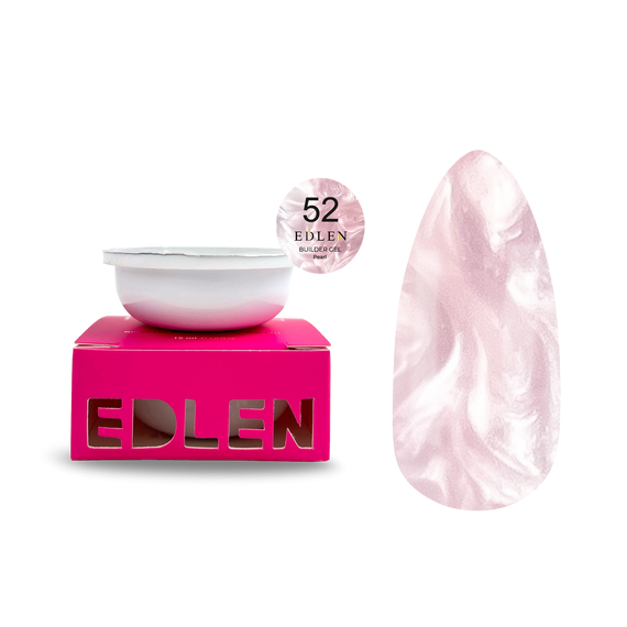 Гель для ногтей Refill Edlen Builder Gel Pearl №52, 30 мл, изображение 2