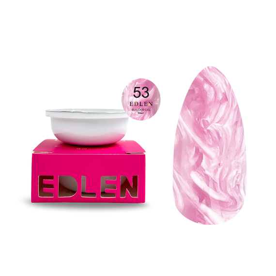 Гель для ногтей Refill Edlen Builder Gel Pearl №53, 30 мл, изображение 2