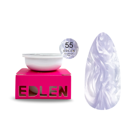 Гель для ногтей Refill Edlen Builder Gel Pearl №55, 30 мл, изображение 2