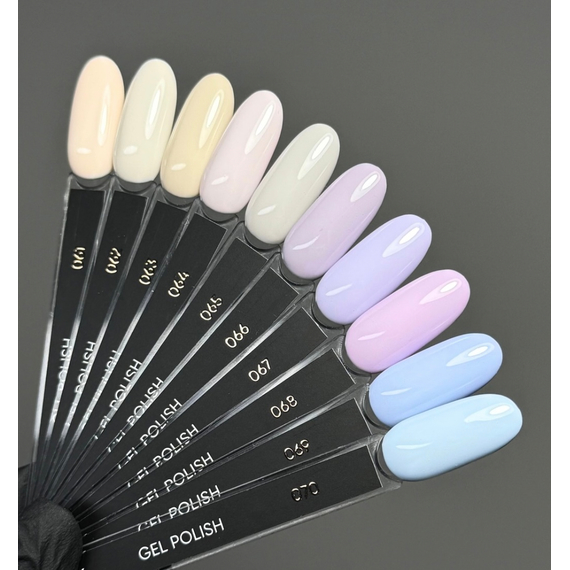 DARK gel polish No. 063, white-beige, 10 ml, Color: Beige, 2 image