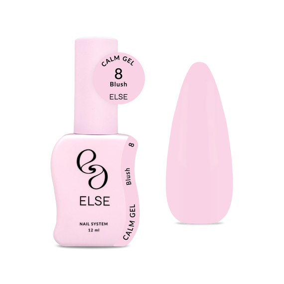 Гель для ногтей Else Calm gel №08 Blush, зефирный, 12 мл, изображение 3