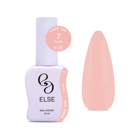 Топ для ногтей Else Tone top №07 Lush, нюд, 12 мл, изображение 3