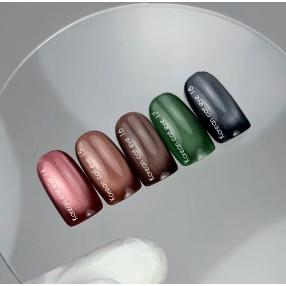 Гель-лак для ногтей NAILSOFTHEDAY Korean cat eye №17, кошачий глаз, 10 мл, изображение 2