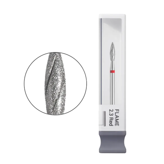 Diamond cutter attachment GAMA Carbide COLD Flame Red 2.3, flame red