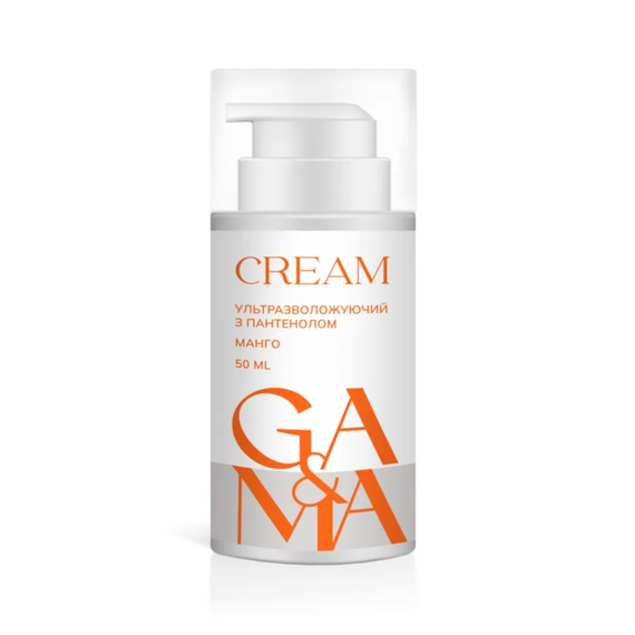 Крем ультраувлажняющий GaMa Манго, с пантенолом, 50 мл