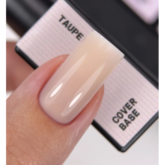 База для ногтей BIBLIOTEKA Cover base №08 Taupe, холодная бежевая, 10 мл