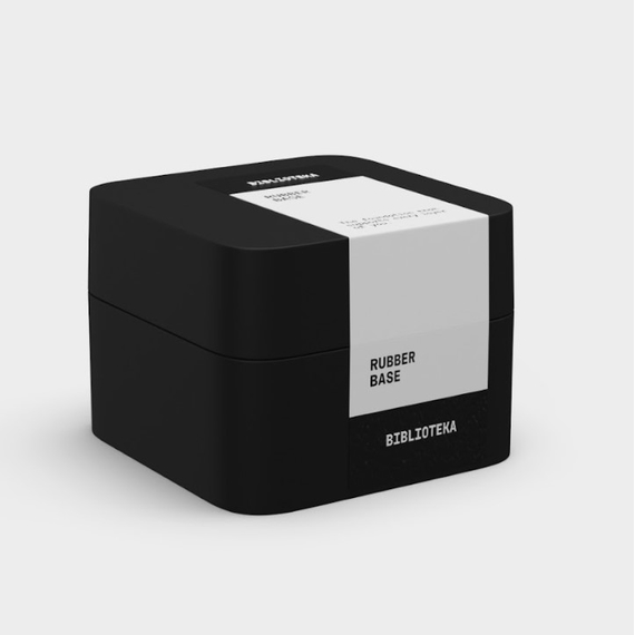 База для ногтей BIBLIOTEKA Rubber base, прозрачная, 30 мл