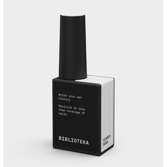 База для ногтей BIBLIOTEKA Scotch base, прозрачная, 10 мл