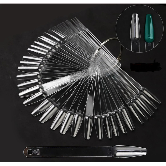 Палітра на кільці прозора Балерина, 50 шт