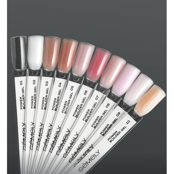 Гель для ногтей Gemely Power Builder gel №001, 15 мл, изображение 2