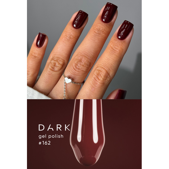 Гель-лак DARK №162, вишневий, 6 мл