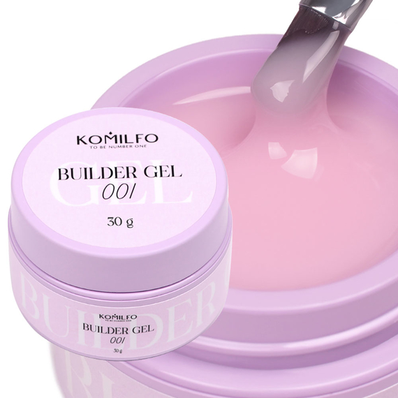 Гель для ногтей Komilfo Builder Gel №001, 30 мл