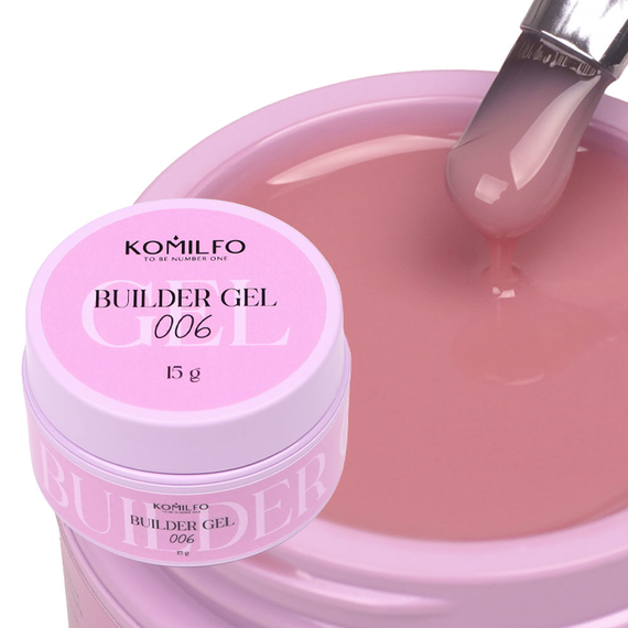 Гель для ногтей Komilfo Builder Gel №006, 15 мл