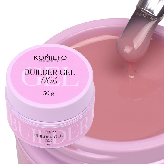 Гель для ногтей Komilfo Builder Gel №006, 30 мл