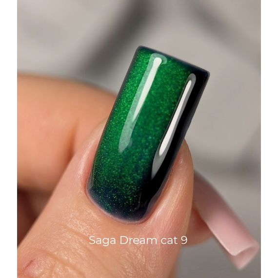 Гель-лак Saga Dream Cat Кошачий Глаз №09, 10 мл