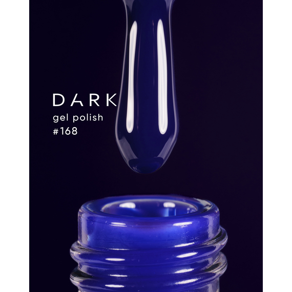 Гель-лак DARK №168, индиго, 10 мл