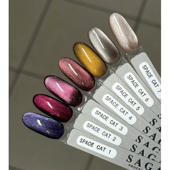 Гель-лак Saga Space Cat Кошачий Глаз №04, 10 мл, изображение 2