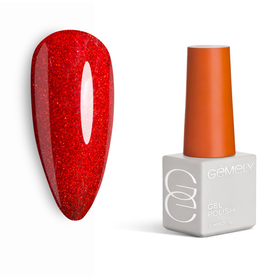 Гель-лак для нігтів Gemely Cat Color №016, котяче око, 6 мл