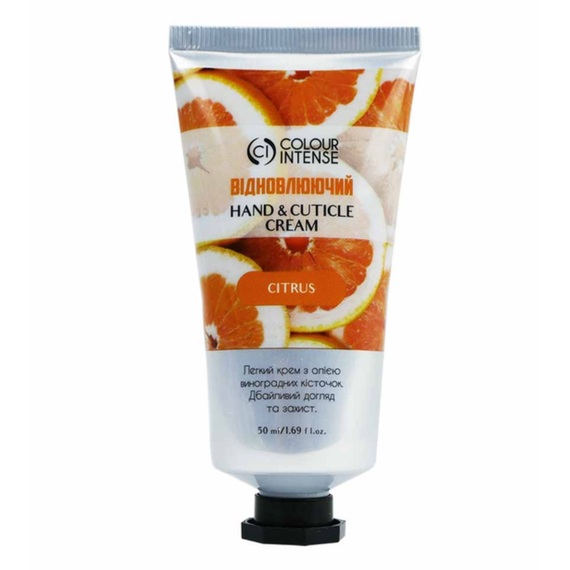 Colour Intense Hand and Cuticle Cream, Citrus Restorative, 50 ml