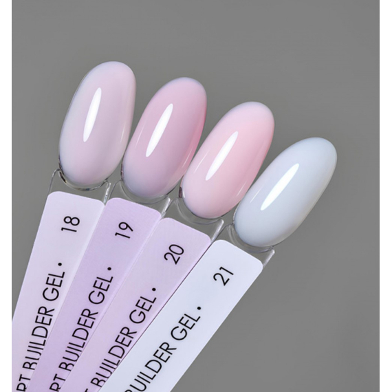 Гель для ногтей DARK Smart Builder gel №18 светлый розовый 15 мл, изображение 3