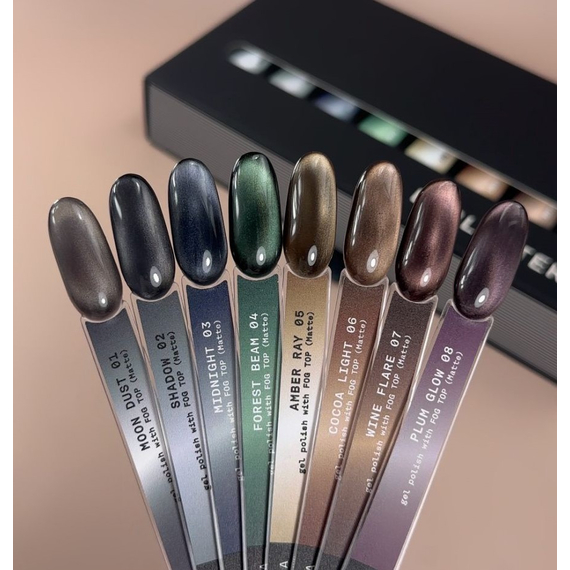 Гель-лак для ногтей BIBLIOTEKA Cat Eye №05 Amber Ray, кошачий глаз, золотой, 10 мл, изображение 2