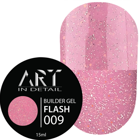 Гель для ногтей ART Builder gel Flash №009, 15 мл