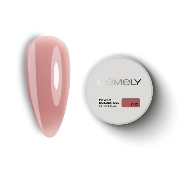 Гель для ногтей Gemely Power Builder gel №022, 15 мл