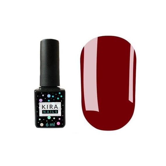 Гель-лак Kira Nails №041 малиновый эмаль, 6 мл