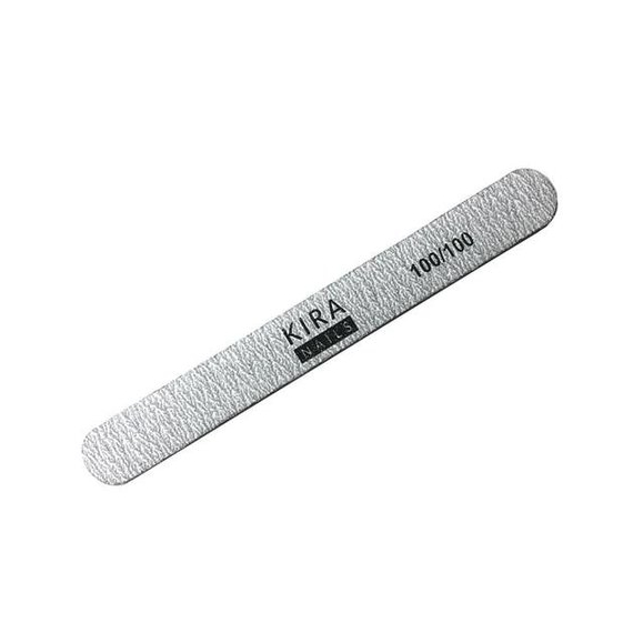 Пилка Kira Nails економ пряма стандарт 100/100