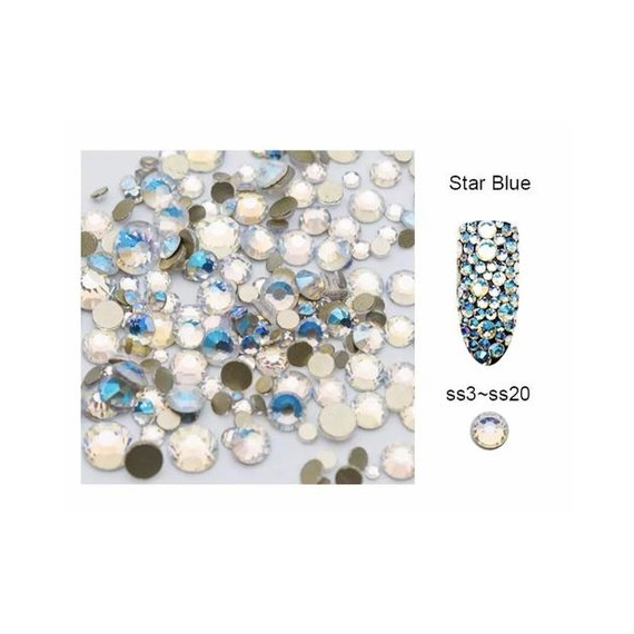 Стразы Star Blue микс размер 100 шт