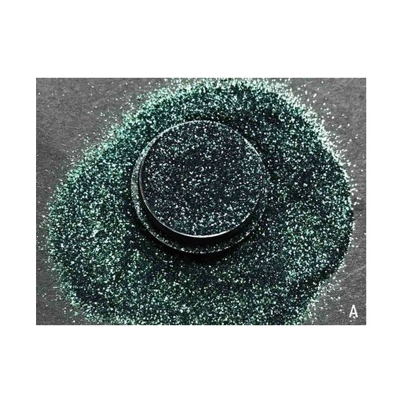 Глітер для дизайну нігтів смарагдовий