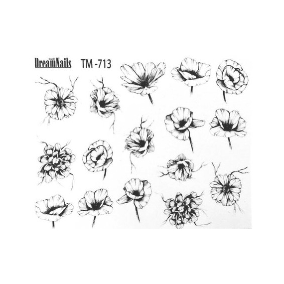 Слайдер дизайн для ногтей TM 713