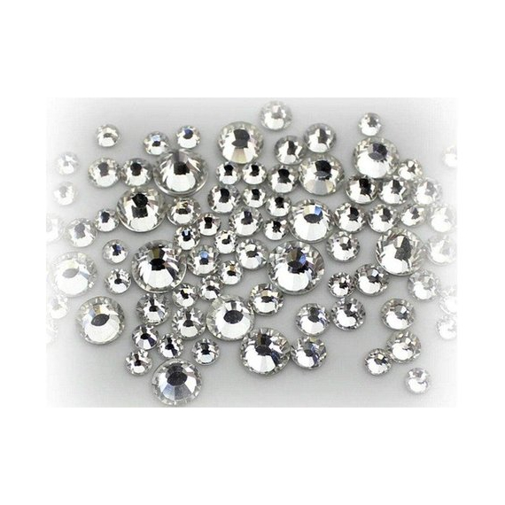 Набор страз Swarovski белые разных размеров