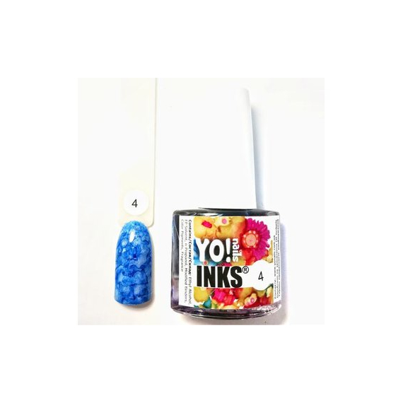 Чорнило Yo nails 4 колір синій 5 мл