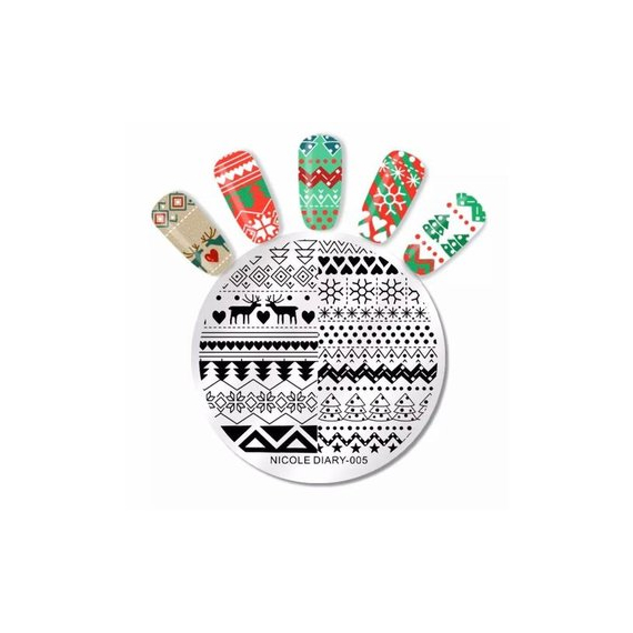 Диск для стемпинга NICOLE DIARY 005