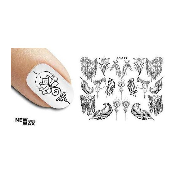 Слайдер дизайн для ногтей SB 177