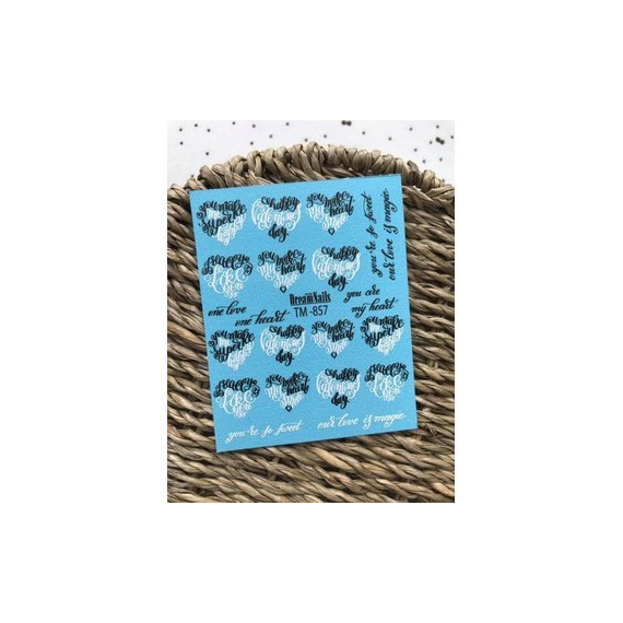 Слайдер дизайн для ногтей TM 857