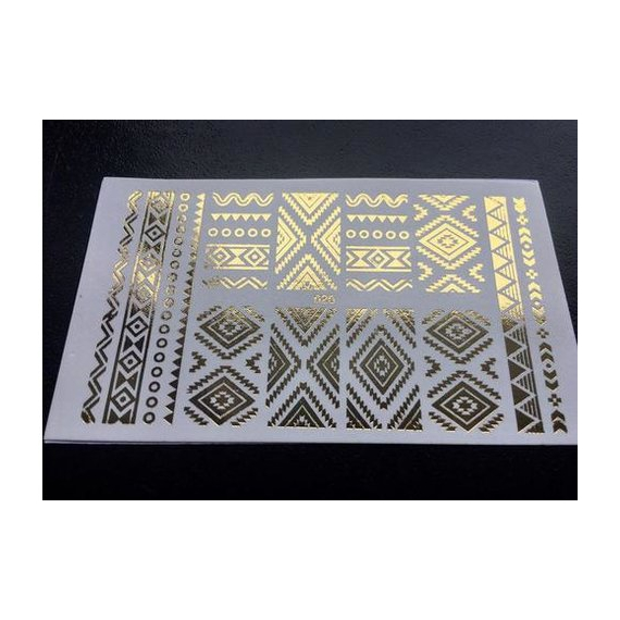 Фольгований слайдер -020 золото