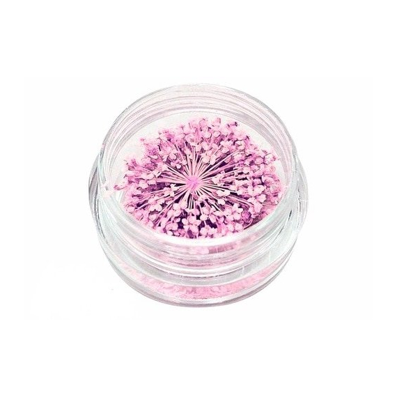 Декор для ногтей Сухоцветы №10 Розовый, Цвет: Розовый