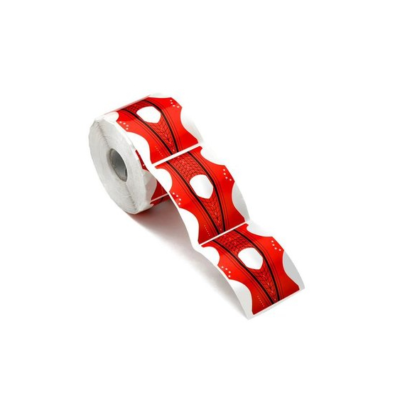 Forms for nail extension stiletto double-sided 100 pcs