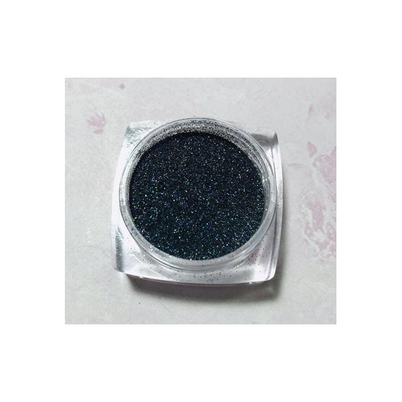 Komilfo блесточки № 014 размер 01 мм графит голограмма 25