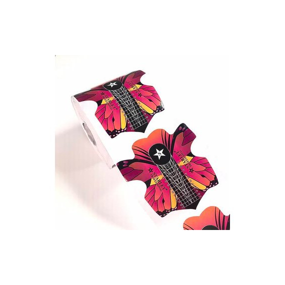 Формы для наращивания ногтей Butterfly 100 шт