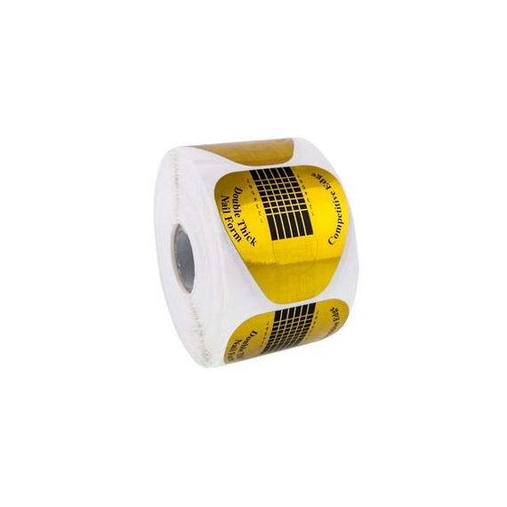 Формы для наращивания ногтей золотые 500 шт.