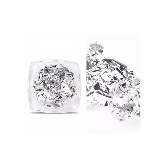 Фольга жата серебро