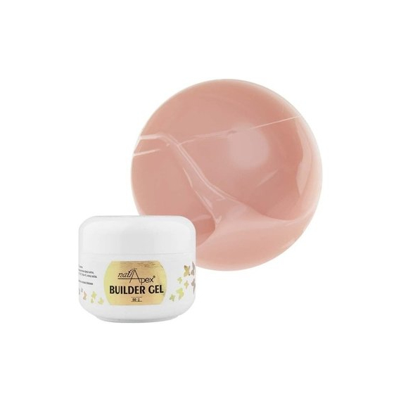 Гель NailApex Milk Builder без опилу моделюючий 50 мл, Об`єм: 50 мл